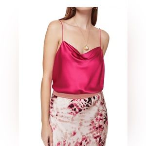 Cami NYC The Axel Camisole Fuchsia Pink Medium M